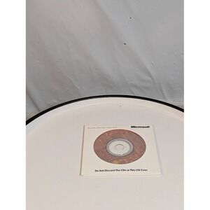 Microsoft Office Basic Edition 2003 PC Software CD White‎ Excellent Vintage